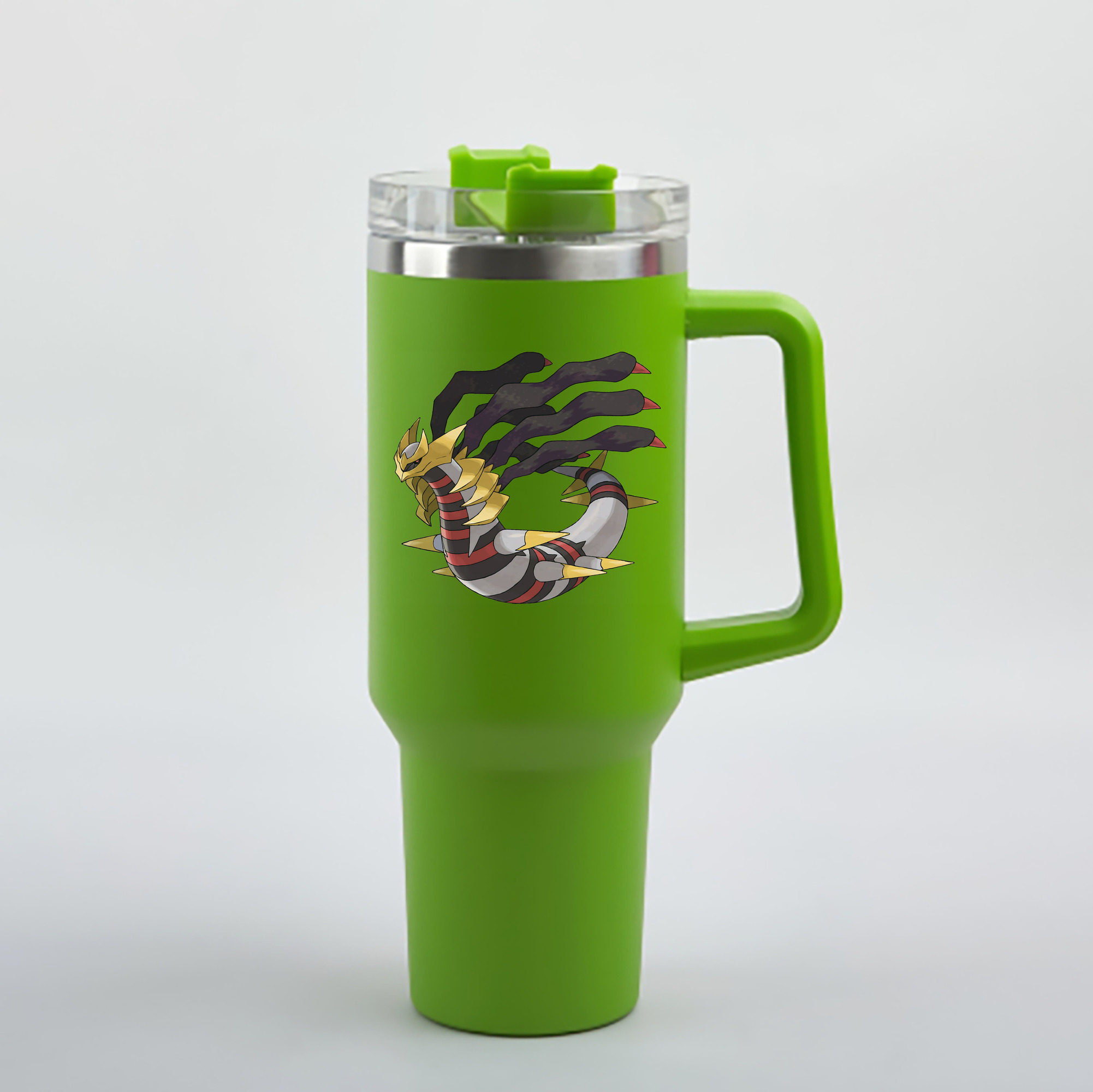 （画像用） ポケットモンスター Pokémon 1200mL車用タンブラー - クリスタルステッカー（プラスチックストロー付き）